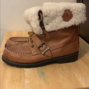 Ralph Lauren furry boots
